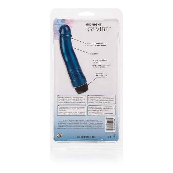 CalExotics Vibrators | Midnight G Spot Vibrator 6.75 Inches CalExotics Vibrators | Midnight G Spot Vibrator 6.75 Inches