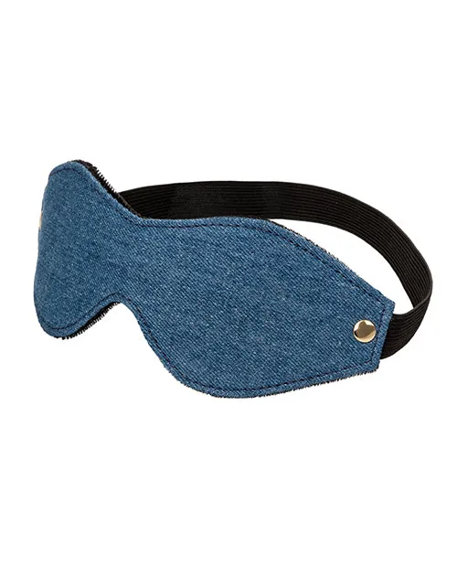 CalExotics Vibrators | Ride 'em Premium Denim Collection Eye Mask Blindfold