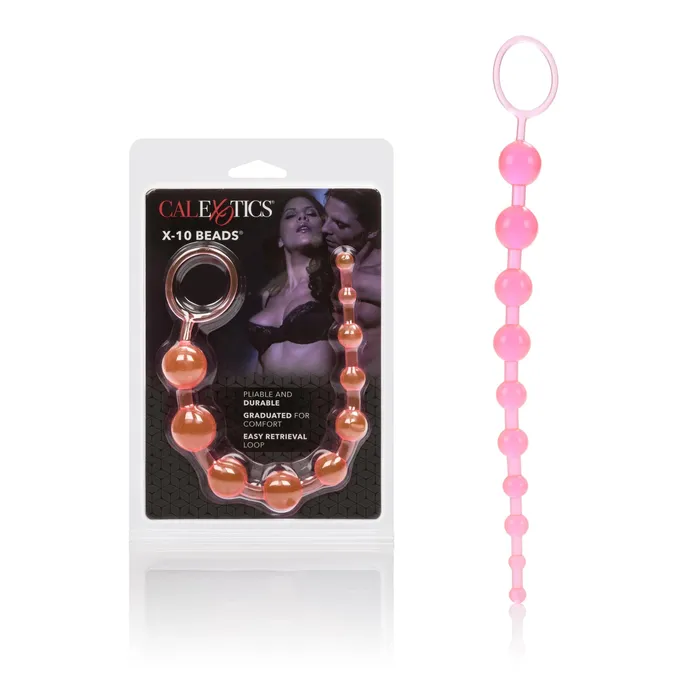 CalExotics Vibrators X10 Beads Pink
