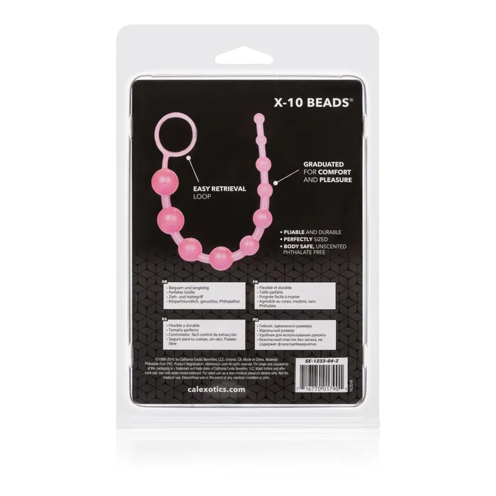 CalExotics Vibrators | X-10 Beads - Pink