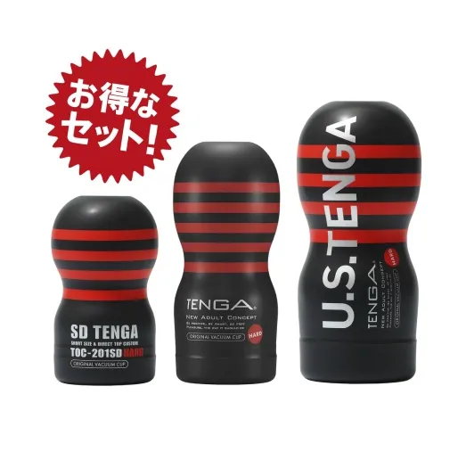 LUNA PARK LOVE Anal Black TENGA Variety Set 3 Japan Version
