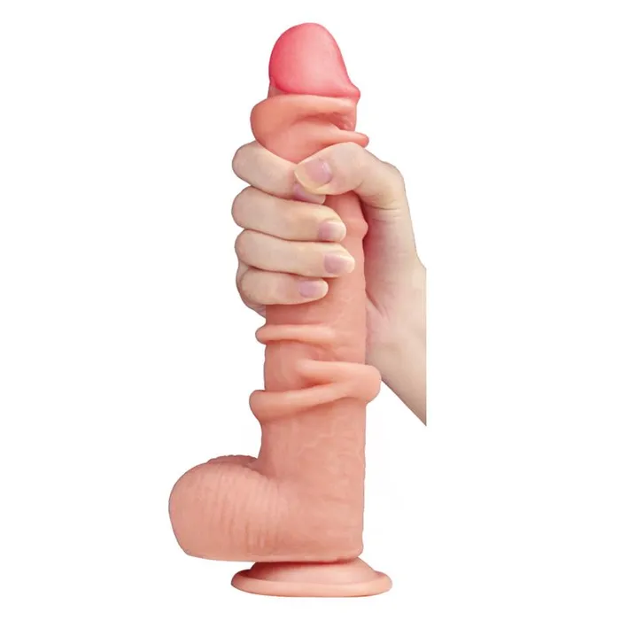 Lusty Age 9 Inch Sliding Skin Huge Realistic Dildo Dildos