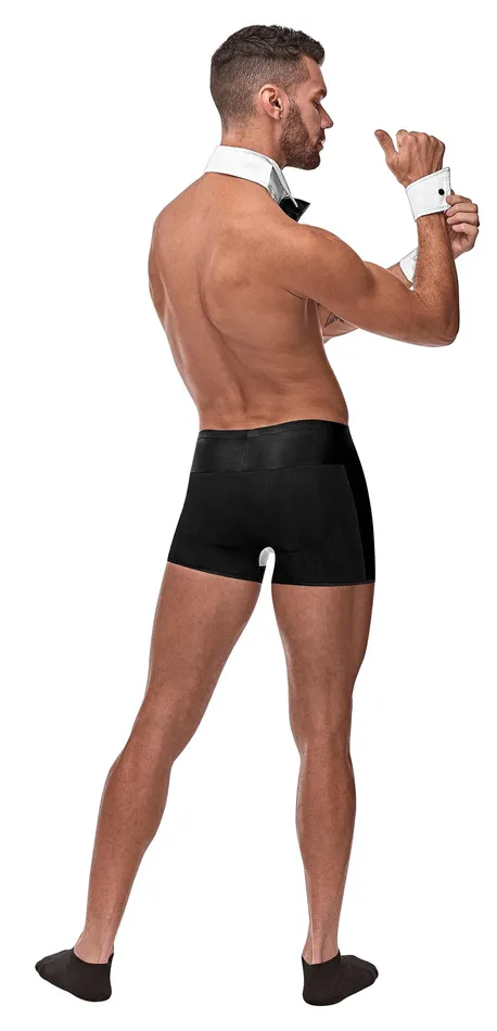 Male Power Lingerie Anal | Men Costume Butt-ler Butler Black S/m
