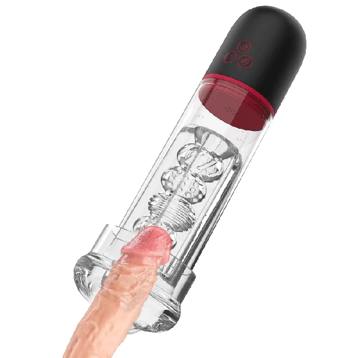 Male Sex Toys Playfulsextoy Vibration 9 Mode Suction Penis Pump