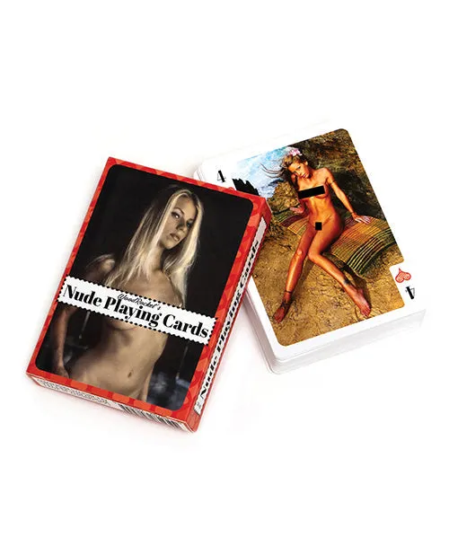 Wood Rocket Vibrators Wood Rocket Nude Playing Cards