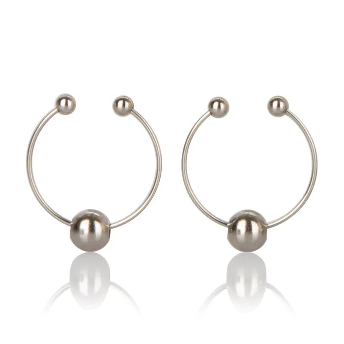 Couples California Exotic Nipple Play Nipple Jewelry Silver
