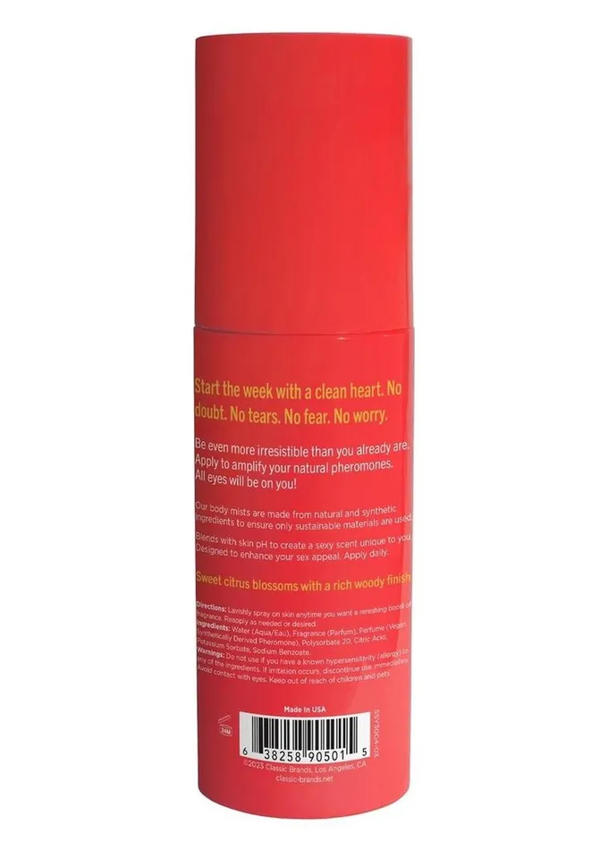 Simply Sexy Pheromone Body Mist Lazy Sunday Simply Sexy Female Sex Toys