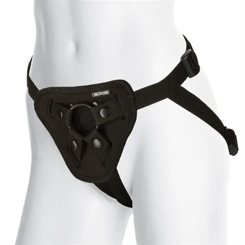 Doc Johnson Female Sex Toys VacULock Platinum Edition Luxe Harness Black