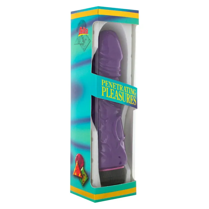 Shining Dildo 8 Inch Vibrator Purple Seven Creations Anal