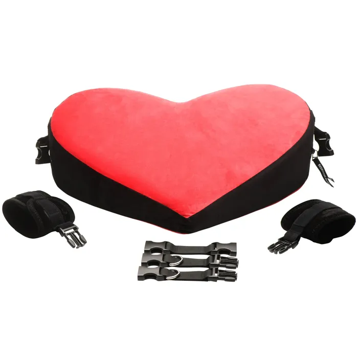 XR Bedroom Bliss Bondage Love Pillow Blackred Vibrators XR Bedroom Bliss Bondage Love Pillow Blackred Vibrators