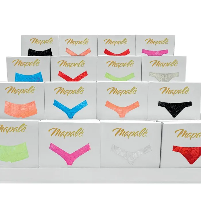 Mapale Vibrators Lace Keyhole Pantie Red