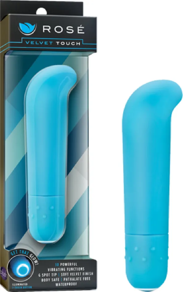 Vibrators Blush Novelties Velvet Touch Multi Vibrator Dildo Dong Sex Toy Adult Pleasure Blue