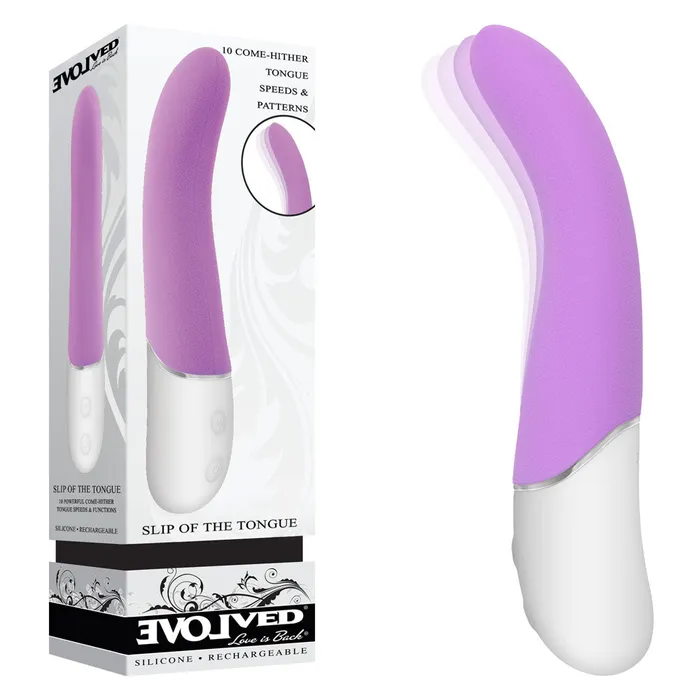 Vibrators Evolved SLIP OF THE TONGUE 211 cm USB Rechargeable Flicking Tongue Vibrator Evolved Vibrators Evolved SLIP OF THE TONGUE 211 cm USB Rechargeable Flicking Tongue Vibrator Evolved