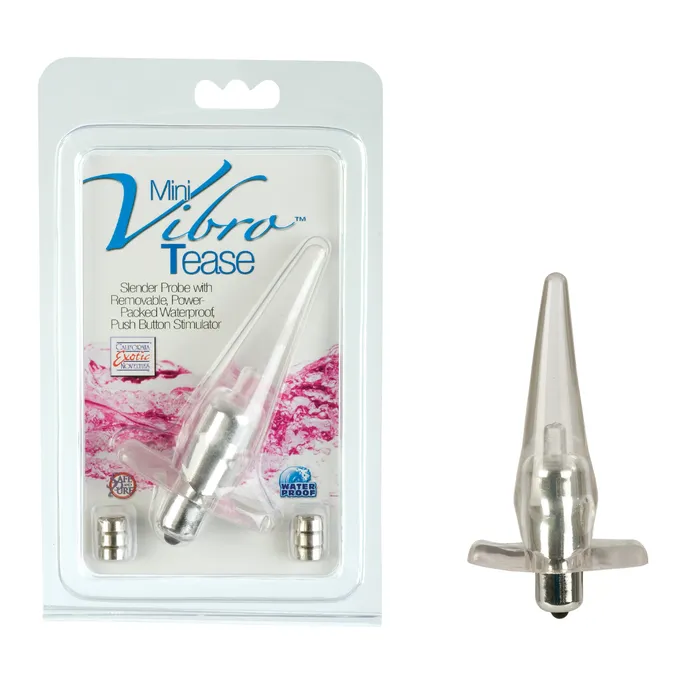 California Exotic Novelties Anal Mini Vibro Tease Clear