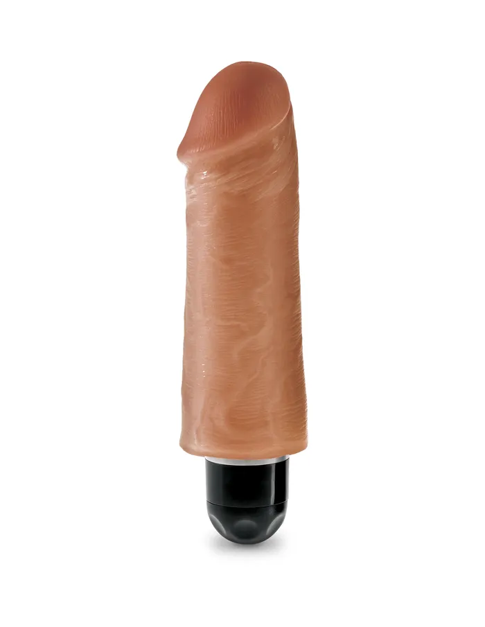 King Cock 5 Vibrating Stiffy Tan Pipedream Products Dildos
