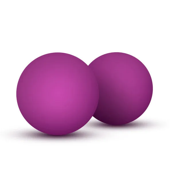 Luxe Double O Kegel Balls 08 Oz Pink Blush Novelties Female Sex Toys