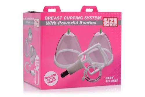Male Sex Toys XR Brands Size Matters Breast Cupping System