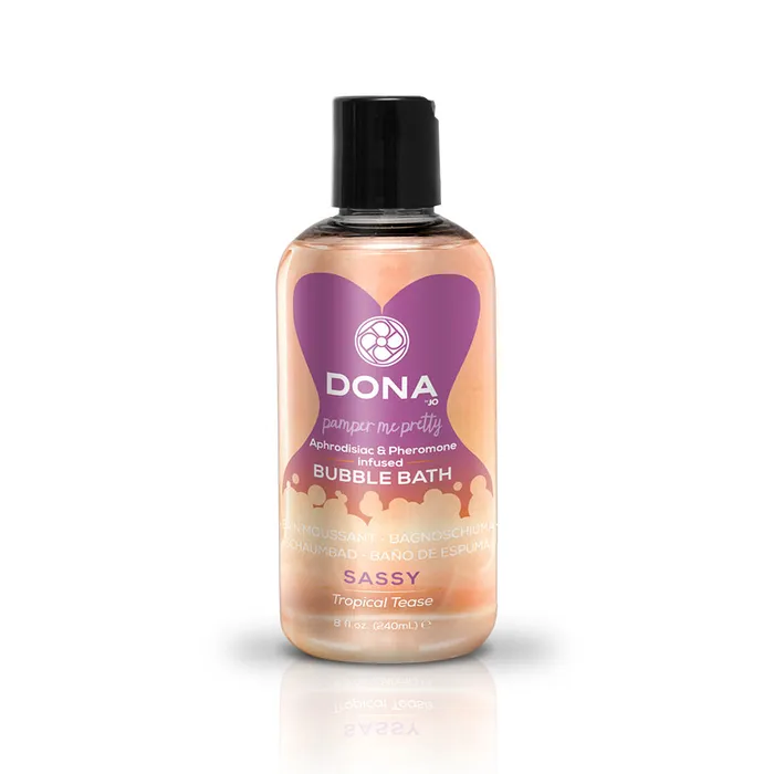 Vibrators Dona Bubble Bath Sassy Tropical Tease 8 Oz System JO